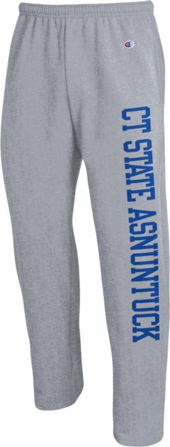 CT State Asnuntuck Open Bottom Sweatpants