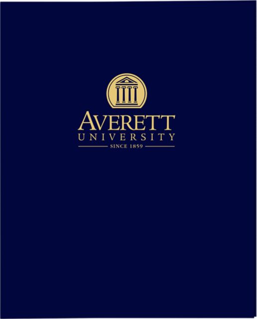 Averett University 2 Pocket Folder
