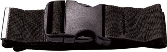 NYLON GAIT BELT WITH PLASTIC BUCKLE-BLACK