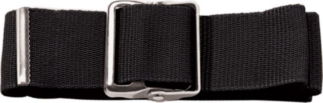 NYLON GAIT BELT WITH METAL BUCKLE-BLACK