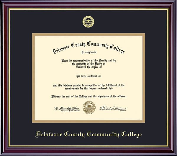 Delaware County Community College - Marple 8x10  Diploma Frame