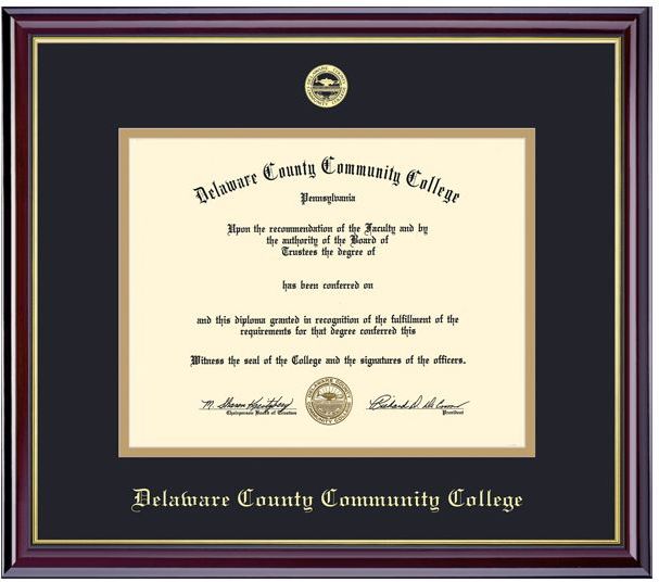 Delaware County Community College - Marple 8x10  Diploma Frame