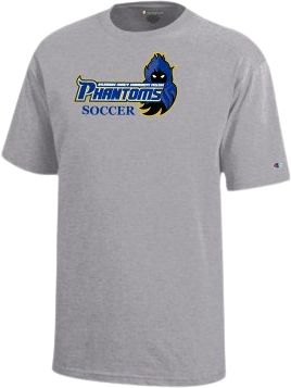 Delaware County Community College Champion Youth Short Sleeve Tee Phantoms Soccer - ONLINE ONLY