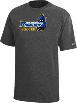 Delaware County Community College Champion Youth Short Sleeve Tee Phantoms Soccer - ONLINE ONLY