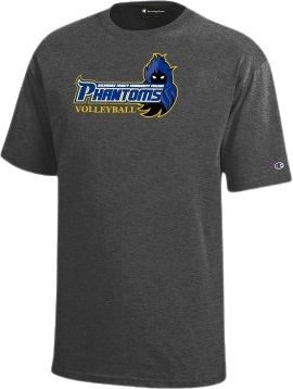 Delaware County Community College Champion Youth Short Sleeve Tee Phantoms Volleyball - ONLINE ONLY