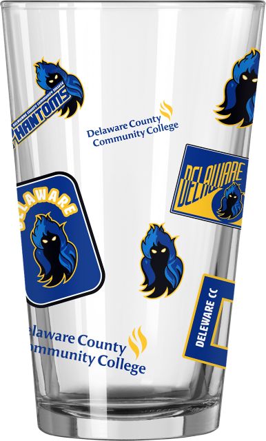 Delaware County Community College - Marple 16 oz. Pint Glass