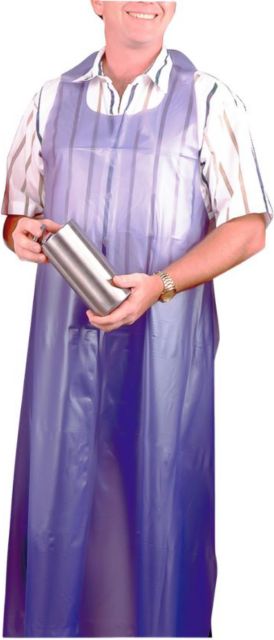 Vinyl Lab Apron Blue Heavy Duty 35x45 CP-4500
