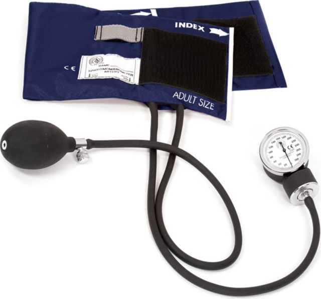 STANDARD ANERIOD SPHYGMOMANOMTER IN SLIDE PACK-NAVY