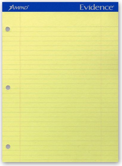 8.5x11.75 100 Sheet Legal Pad