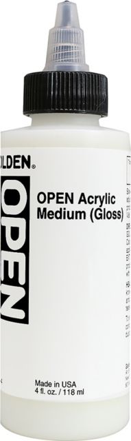 OPEN ACRYLIC FLUID MEDIUM GLOSS 4oz