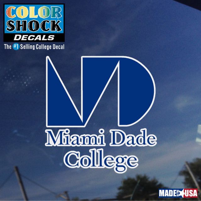 Miami Dade College Decal Primary