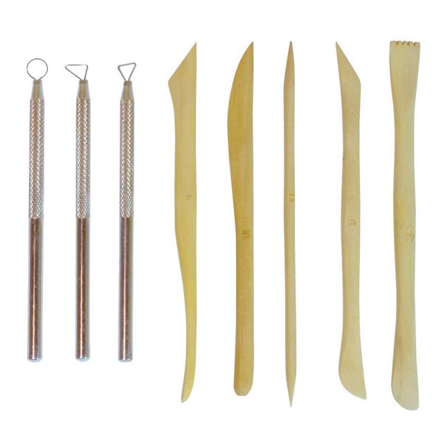 Pro Art Mini Clay Tools 8-Piece Set