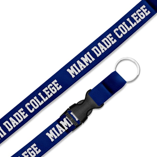 Miami Dade College 3/4" Woven Lanyard