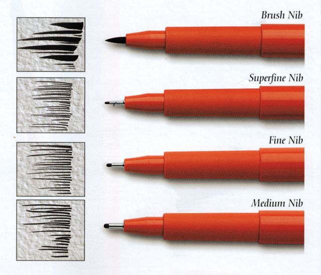 PITT ART PEN BLK X-SPRFINE