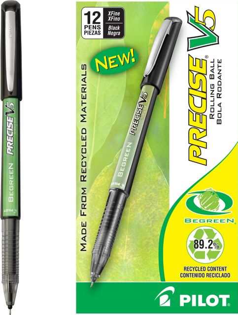 BE GREEN PRECISE V5 PEN BLACK EXTRA FINE