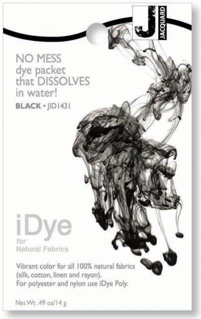 IDYE NATURAL FABRIC DYE BLACK 14 GRAM PACK