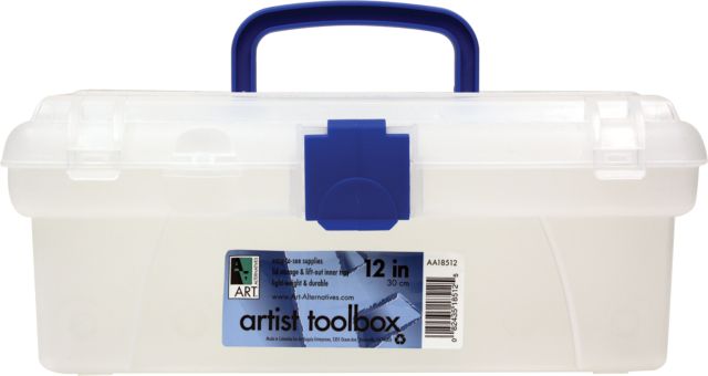 Artist Tool Box Clear 12-in