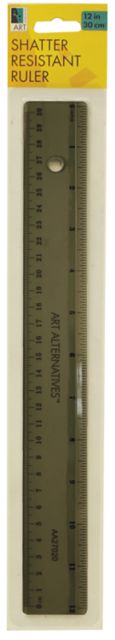RULER SHATTERPROOF 12IN