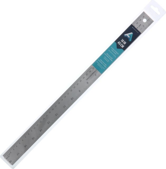 Ruler Stainless Steel Flex Cork 18In