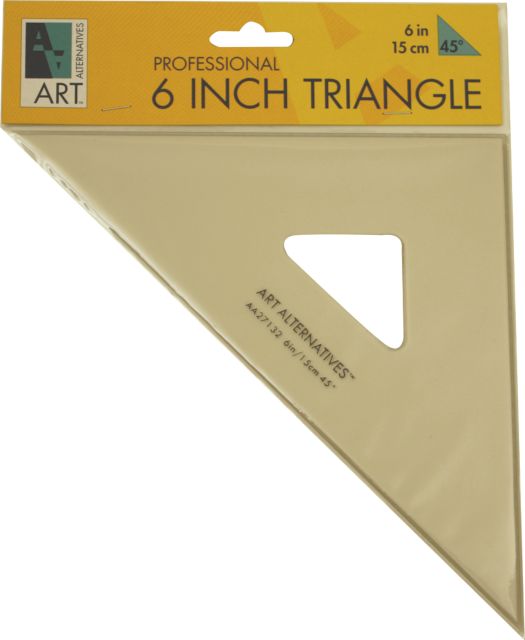 Triangle 6 Inch 45 Degree Ink Edge