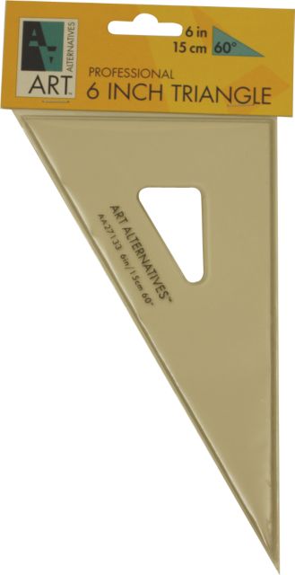 Triangle 6 Inch 60 Degree Ink Edge