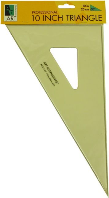 Triangle 10 Inch 60 Degree Ink Edge