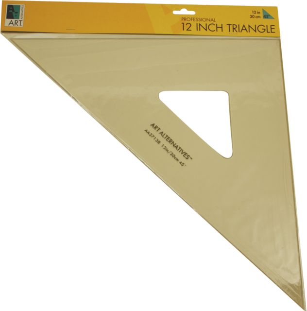 Triangle 12In 45 Degree Inking Edge