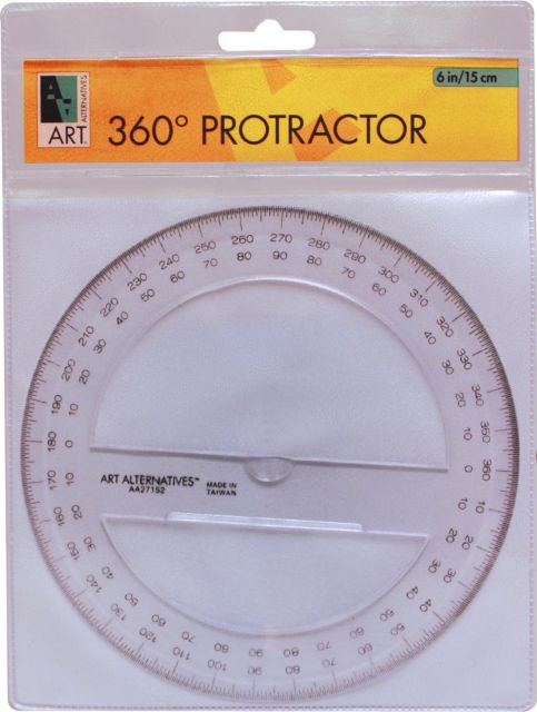 Protractor 360 Degree 6 Inch
