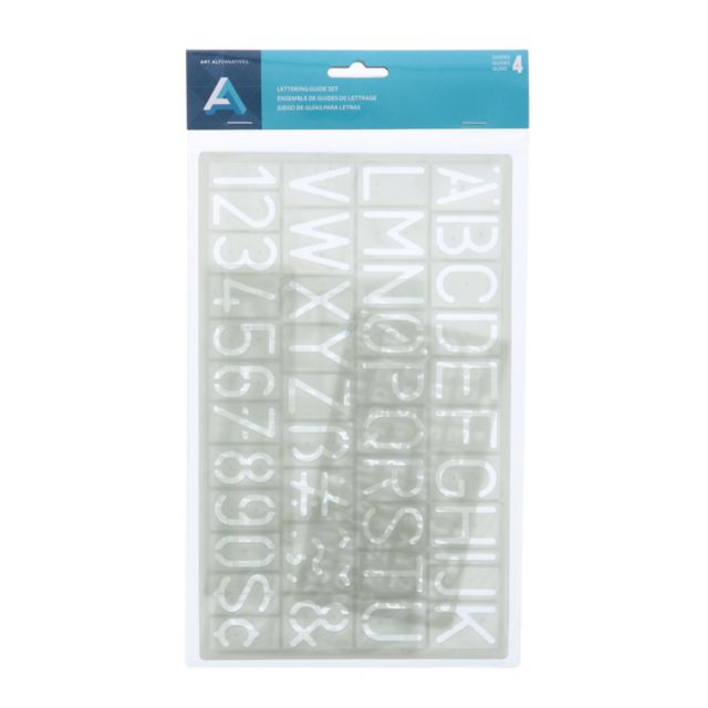 LETTERING GUIDE VALUE PACK 4-PIECE