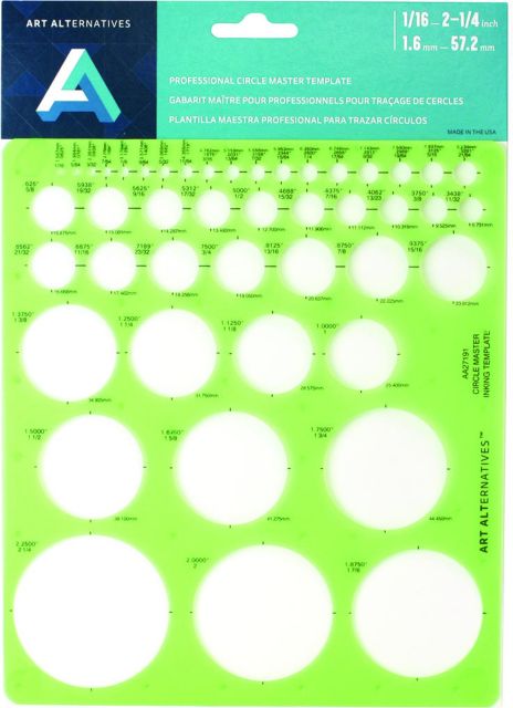 Template Circle Master Ink Edge