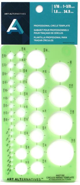 Template Circles Ink Edge