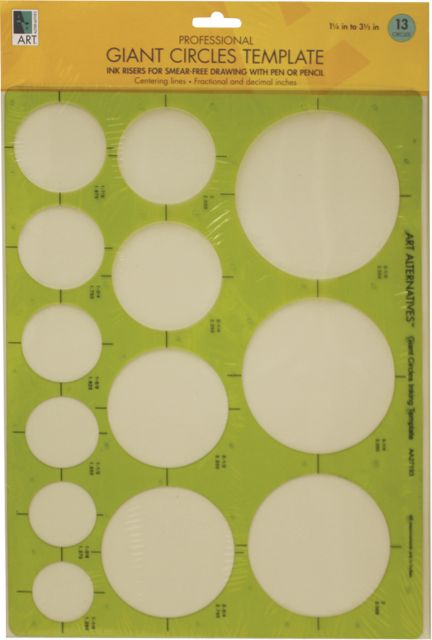 Template Circles Giant Ink Edge