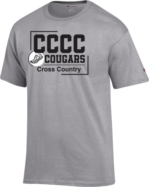 Central Carolina Community College Cougars Cross Country T-Shirt