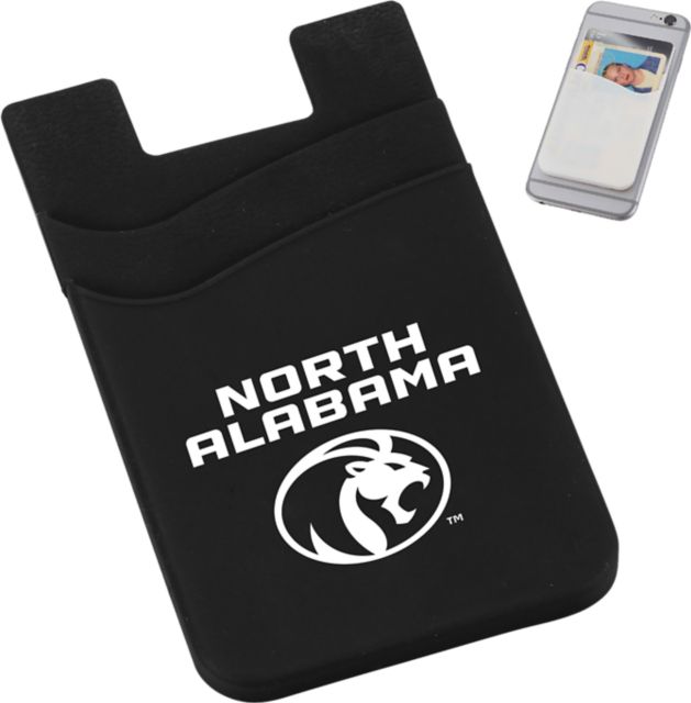 University of North Alabama Lions Silicone Card Wallet
