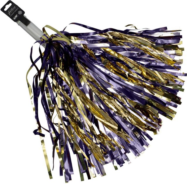 University of North Alabama Short Stick Shimmer Pom