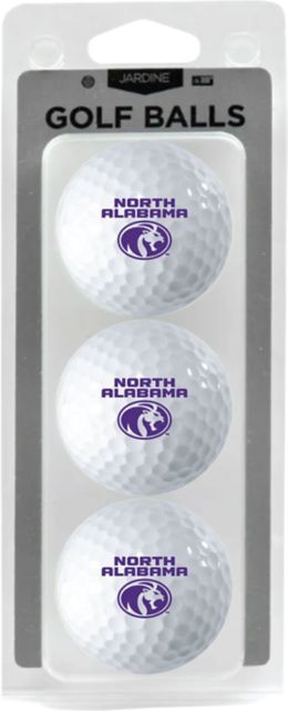 University of North Alabama 3 Pack Golf Balls