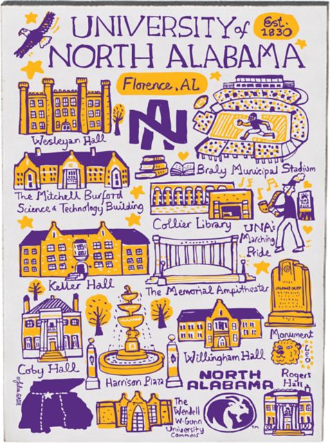 University of North Alabama Jumbo Magnet