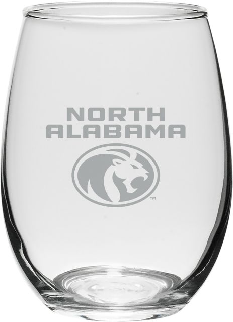 University of North Alabama Lions 21 oz. Wine Glass
