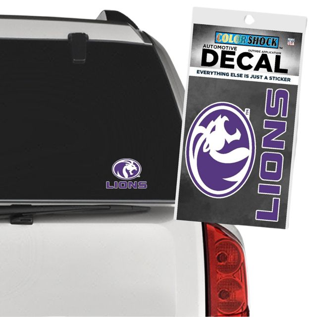 University of North Alabama Lions Decal