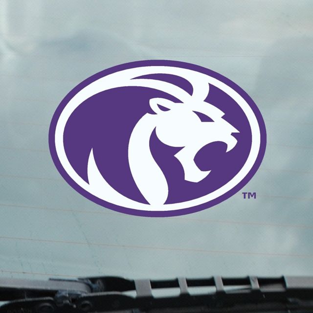 University of North Alabama Lions Cling Decal