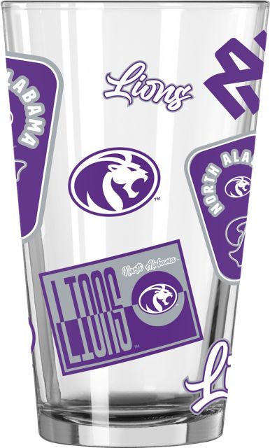 University of North Alabama 16 oz. Pint Glass