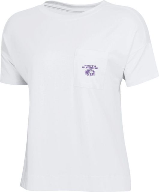 University of North Alabama Women's Lions Short Sleeve T-Shirt with Pocket