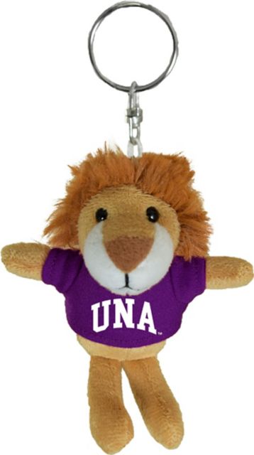 University of North Alabama Plush Keychain