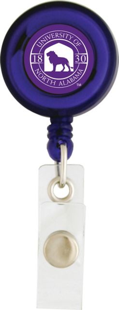 University of North Alabama Retractable Badge Holder