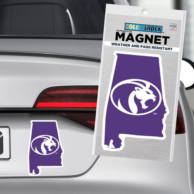 University of North Alabama State 6x6 Magnet