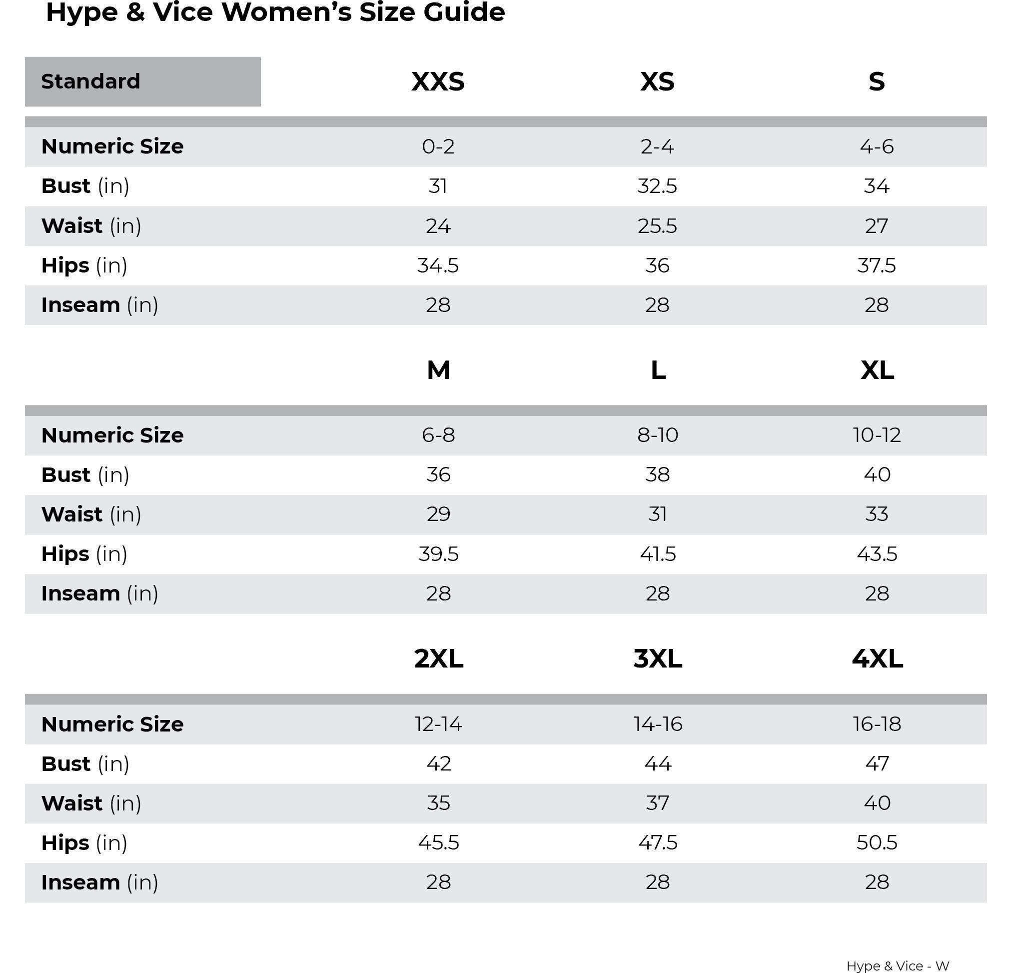Size Guide Image