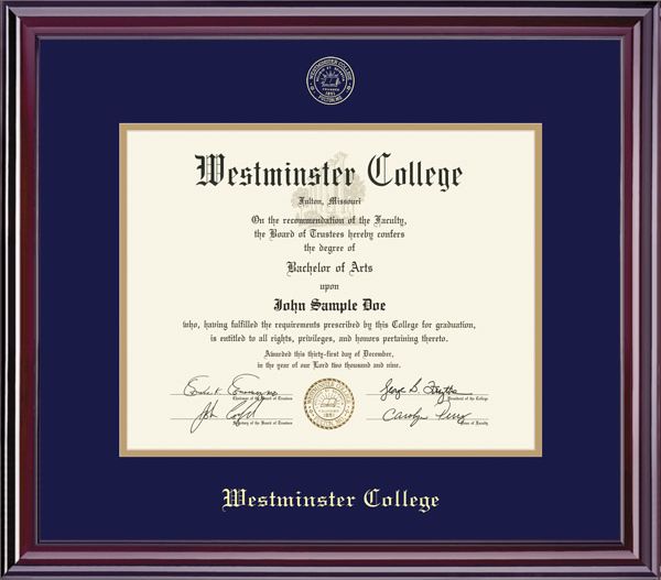 Westminster College Elite Diploma Frame