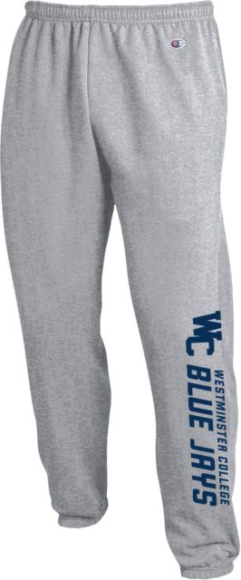 Westminster College (MO) Champion Banded Bottom Sweatpants WC Westminster College Jays