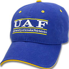 UA Local 375 Fairbanks Alaska Embroidered Hat hook n loop closure 