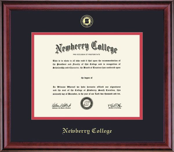 Newberry College Classic Diploma Frame